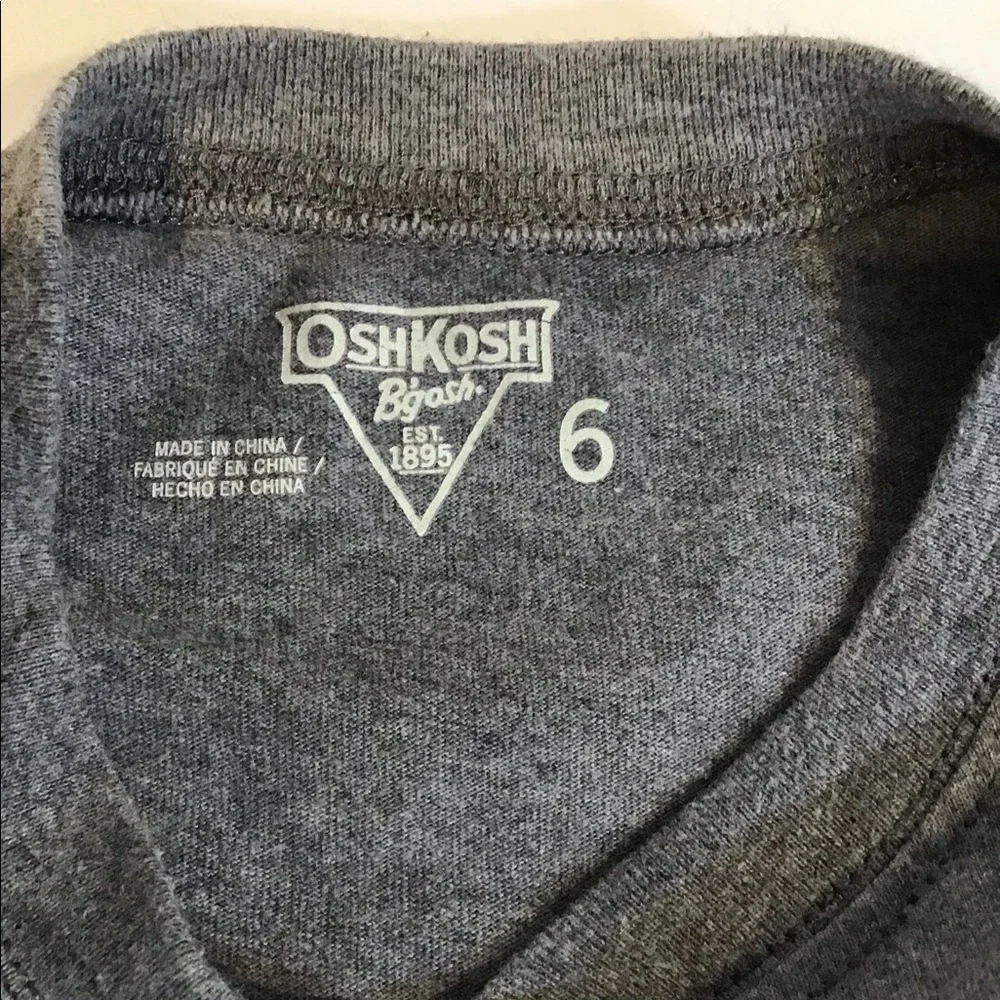 Oshkosh Boys Gray T-Shirt